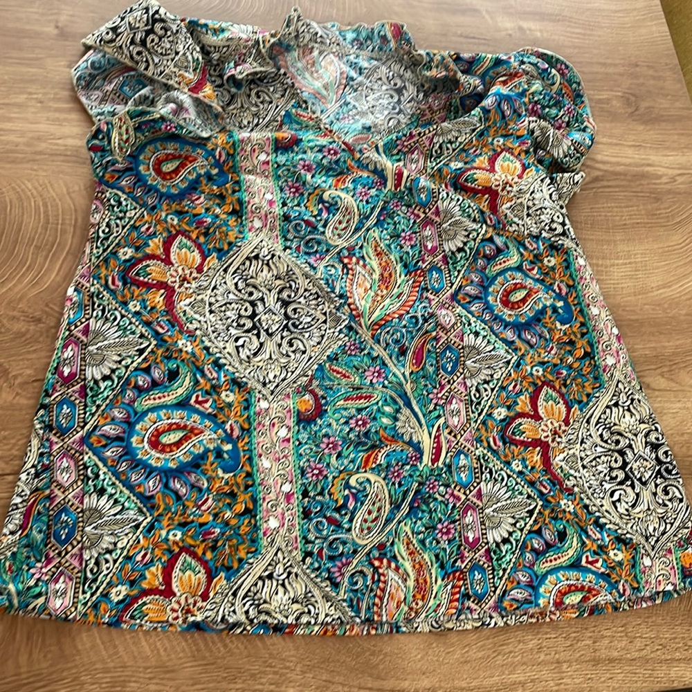 Fun ruffle blouse